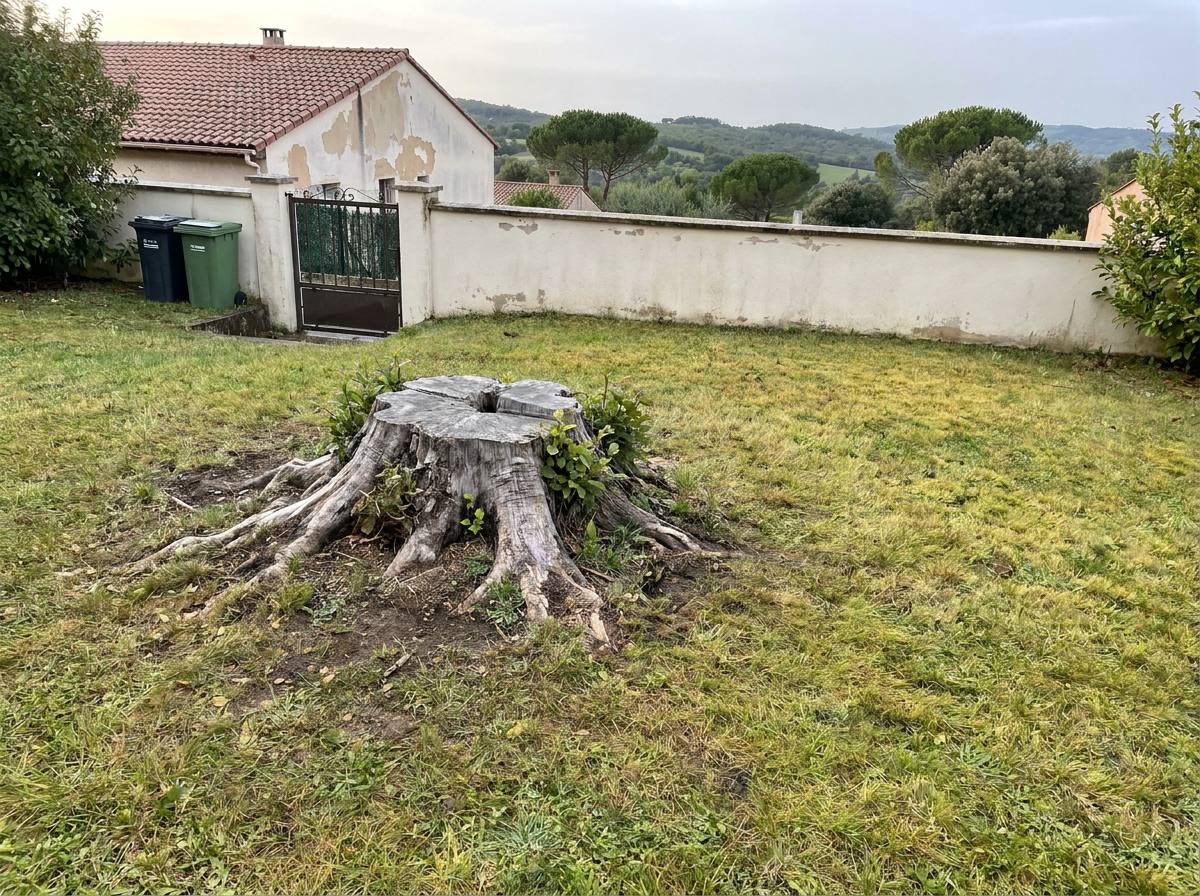 Dessouchage : avant les travaux